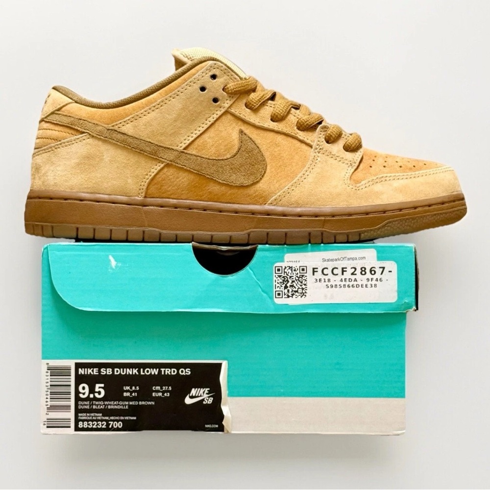 Nike SB Dunk Low Reverse Reese Forbes Wheat Size 9.5